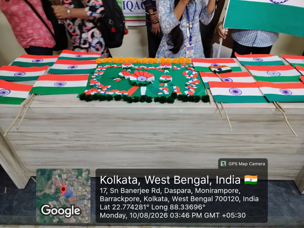 Observance of “Har Ghar Tiranga” Campaign, 2026
As part of the state-wide observance of the “Har Ghar Tiranga” Campaign, directed by the Higher Education Department, Government of West Bengal, a Flag-Making Ceremony was organised at Mahadevananda Mahavidyalaya on 10th August 2026.
The programme aimed to instil a sense of patriotism, national pride and respect for the Tricolour among the students. Students enthusiastically participated in making the National Flag, demonstrating their creativity and expressing their commitment to the ideals of the nation